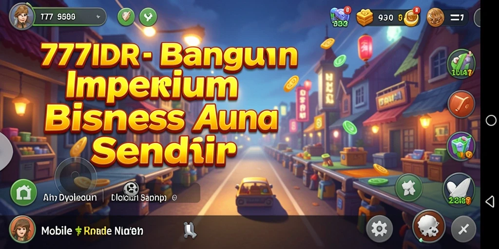 Tampilan gameplay 777IDR yang menampilkan pengelolaan bisnis yang seru.