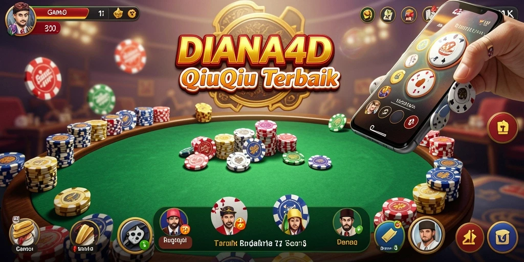 Screenshot gameplay QiuQiu DIANA4D yang seru dan interaktif.