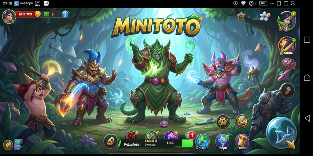 Cuplikan gameplay MINITOTO yang menunjukkan aksi seru dalam petualangan.
