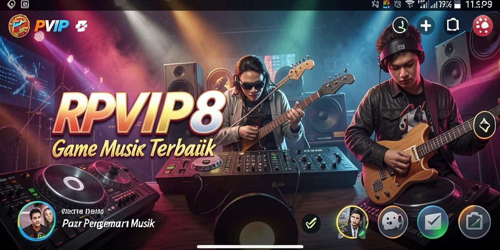Tampilan gameplay RPVIP8 yang penuh warna dan interaktif.