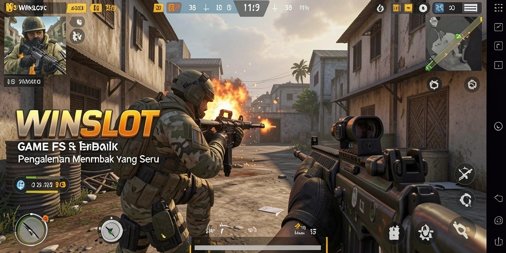 Gameplay seru WINSLOT dengan aksi tembak-menembak.